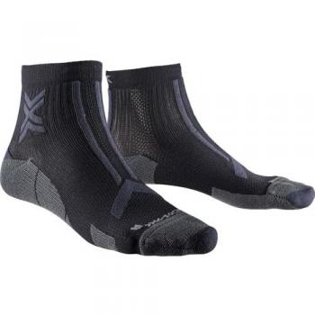 X-Socks Calcetines Trail Run Discover Ankle, Unisex adulto, Negro/Carbón, Talla 39-41