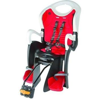 Unbekannt Messingschlager Reclinable BS ll - Silla Infantil para Bicicleta, Color Blanco/Negro