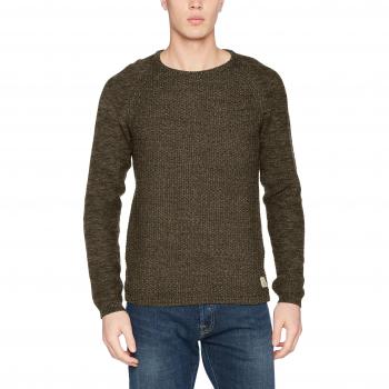 JACK & JONES VINTAGE Jjvlamar Knit Crew Neck, Suéter para Hombre, Verde
