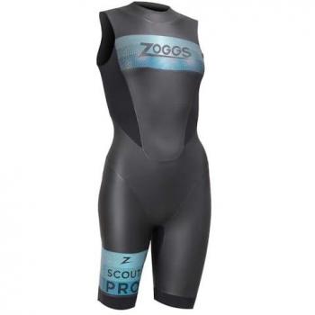 Traje de neopreno Zoggs Scout Pro Shorty mujer XL negro azul
