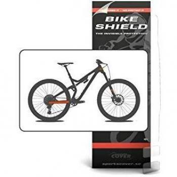 BikeShield StayShield/HeadShield - Protector para el Cuadro de la Bicicleta, Transparente