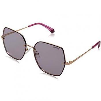 POLAROID Women's PLD 4091/S Sunglasses, GOLDLILAC, 58