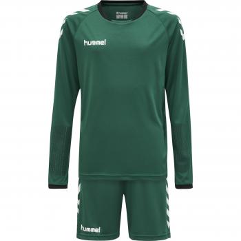 Hummel Conjunto Core para niños, incluye camiseta de manga corta y pantalones cortos, fabricado con tejido ligero y transpirable, diseño moderno, ideal para actividades deportivas