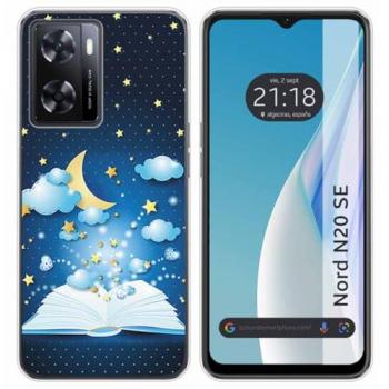 Funda de Silicona para Oneplus Nord N20 SE con Diseño de Libro y Dibujos