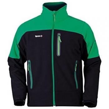 Izas Legan - Chaqueta Softshell para hombre, color verde / negro, talla M
