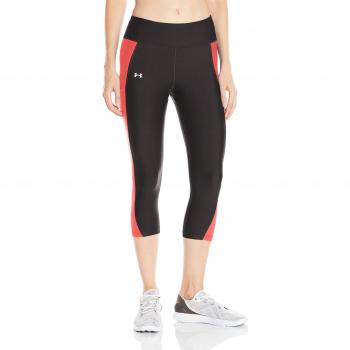 Under Armour Fly By Pantalón Capri, Mujer, Negro, XL