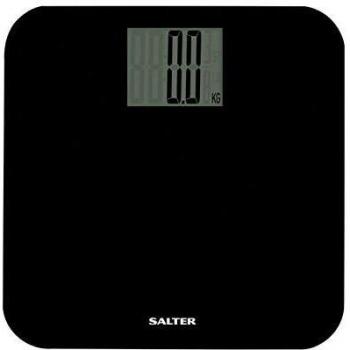 Balanza Electrónica Salter 9049 BK3R Max - Capacidad 250 kg, Pantalla Digital de Fácil Lectura, Plataforma Amplia, Lectura Inmediata, Ideal para Suelos Irregulares - Color Negro