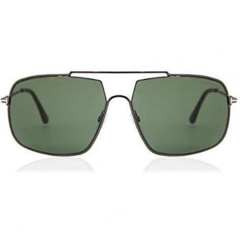 Tom Ford Square Navigator Sunglasses Gray Male Size: 60 MM