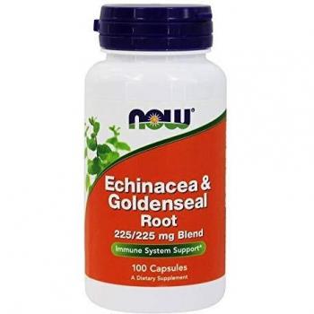 Echinacea & Goldenseal Root Vegetarian Capsules - 100 Count