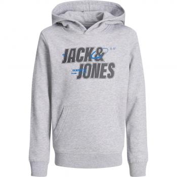 Jack & Jones Kids Hoodie Jcoblack BF - Standard Fit Light Grey