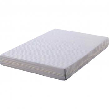 Oasis 11048 - Funda de colchón cutí raso labrado, 100% algodón sanforizado, 90 x 200 cm, color blanco