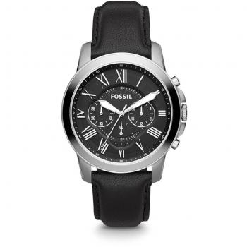 Reloj Fossil Grant FS4812 acero y piel hombre