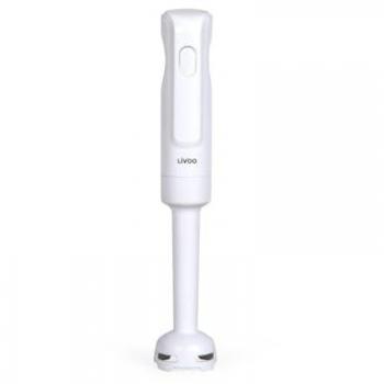 Batidora de Mano Livoo 300 W - 2 Lamas de Acero Inoxidable - 1 Velocidad - 19,000 RPM - Color Blanco