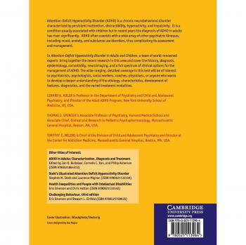 Comprehensive Guide to Attention-Deficit Hyperactivity Disorder in Adults and Children by Lenard A. Adler