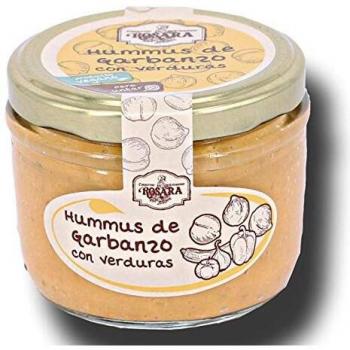 Rosara - Hummus de Garbanzo con Verduras - Producto Vegano - Listo Para Untar - 125 Gramos