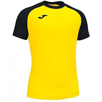 Camiseta manga corta hombre Teamwork amarillo negro Joma