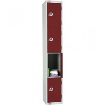 Nextday Catering w942-c Deep Locker, 4 puerta cerradura, 1800 x 300 x 300 mm