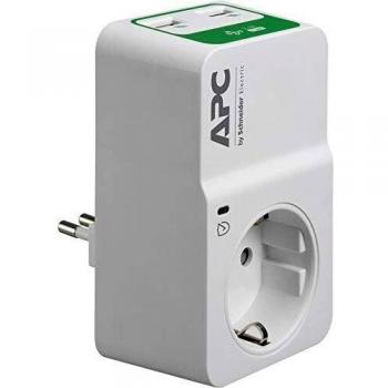 APC PM1WU2-IT Limitador de Tensión 1 Salidas AC 230 V Blanco