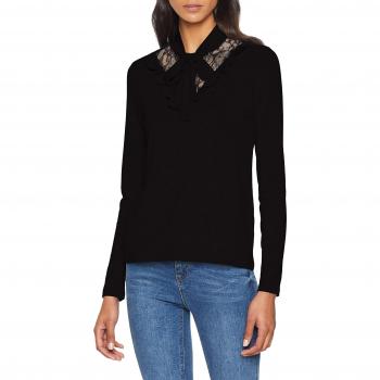 Only Onlmojo L/s Mix Top Jrs, Camisa Manga Larga para Mujer, Negro