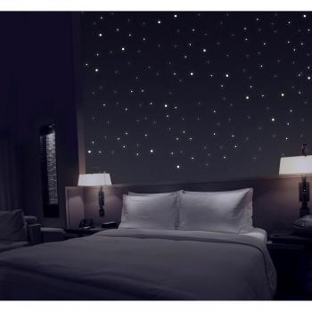 TALINU cielo de estrellas de 368 puntos luminosos, pegatinas fluorescentes, luz extra fuerte y de gran duración