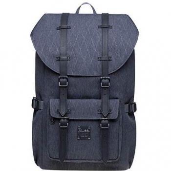 KAUKKO Mochila Tipo Casual de Hombre y Mujer para Portátil para Escuela, Viajes o Senderismo tamaño