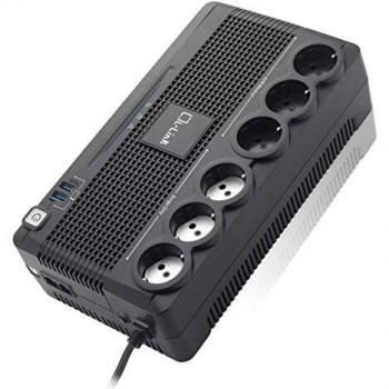 L-Link | Sistema de Alimentacion Ininterrumpida para Pc | Sai 700VA Interactive con 6 Shucklos L-Link LL-700-G6
