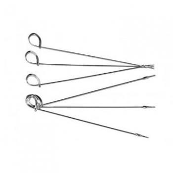 Set de Brochetas Ligeras de Acero Inoxidable Weber - 6 Piezas