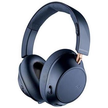 Plantronics BackBeat Go 810 Auriculares Bluetooth, Espuma con Memoria, Sobre la Oreja, Marino-Azul, Uni