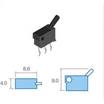 Interruptor Eléctrico SW089 Micro Switch