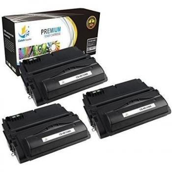 CatchSupplies reemplazo Q1338A Cartucho de tóner Negro 3 Pack para la serie HP 38A | 10.000 rendimiento | compatible con la impresora HP LaserJet 4200, 4200N, 4200TN, 4200DTN, 4200DTNS, 4200DTNSL, modelos de impresora.