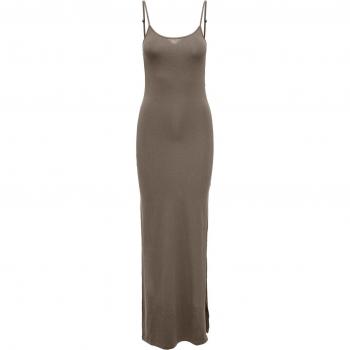 ONLY Women's Angeel Sleeveless Jersey Dress in Walnut