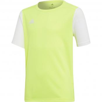 Camiseta de fútbol Adidas Estro 19 para niño, manga corta, color rosa