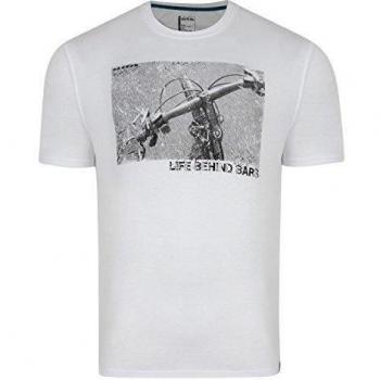 Dare 2b Hombre Detrás de barras camiseta XS), color blanco