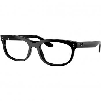 Ray-Ban RX5489F Balorette Asian Fit 2000 Men's Eyeglasses Black Size 54 (Frame Only) - Blue Light Block Available