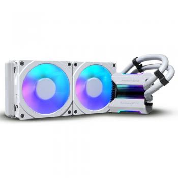 Phanteks Glacier One 240MP HALOS D-RGB Kit de Refrigeración Líquida AiO, color blanco, con iluminación D-RGB