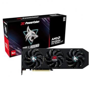 Tarjeta Gráfica PowerColor Hellhound Radeon RX 9060 XT OC 16GB GDDR6 PCI-Express
