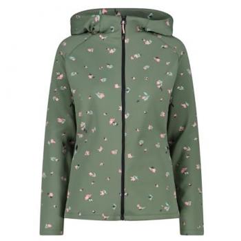 CMP Women's Green Fixed Hood Jacket - Size 36