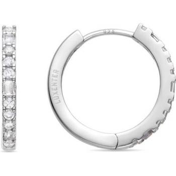 Pendientes de Plata de Ley 925 con Circonita Brillante y Acabado en Rodio - Lujae Moments