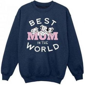 Sudadera Disney para niñas 101 Dálmatas La Mejor Mamá del Mundo 12-13 negra