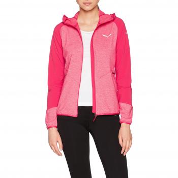 SALEWA agner Cordura 2 pl W FZ HDY – Sudadera, Mujer, AGNER Cordura 2 PL W FZ HDY, Rose Red