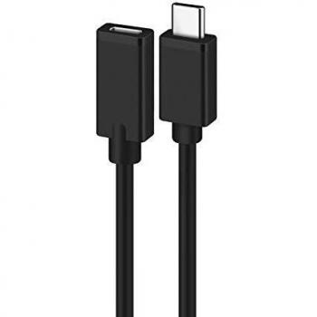 Cable de Extensión para Transferencia de Datos y Carga, Tipo C a Tipo C, Longitud 1.8 Metros