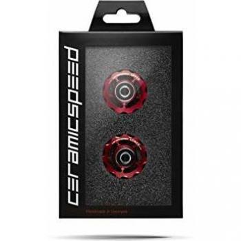 CeramicSpeed cspw10402000 pulegge Cambio Corsa, Rojo, Talla única