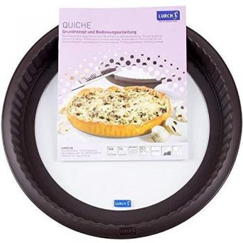 Lurch 85009 FlexiForm Quiche con diseño de Estante de Cristal, 26 cm, marrón