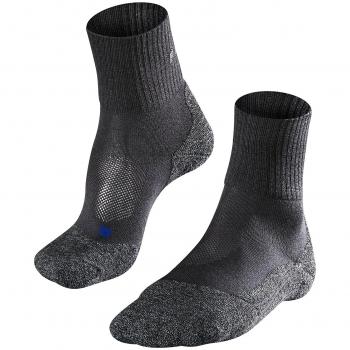 Falke TK2 Short Cool Men's Hiking Socks - Anti-Blister, Functional Yarn, Grey