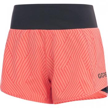 Gore Running Wear GORE Wear, Mujer, Pantalones cortos transpirables para correr, GORE R5 Women Light Shorts, Talla: 34, Color Coral/Gris oscuro, 100005