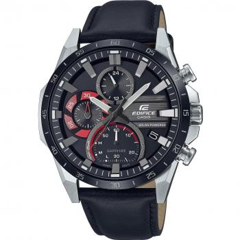 Casio Edifice EFS-S620BL-1AVUEF Men's Analog Watch with Leather Strap