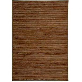 Alfombra de salón con Efecto Lavado de bambú Natural exótica de 200x140 cm - LOLAhome