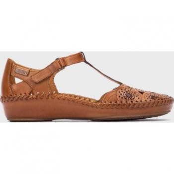 Sandalias de Cuero para Mujer Pikolinos P. Vallarta 655 en Color Brandy