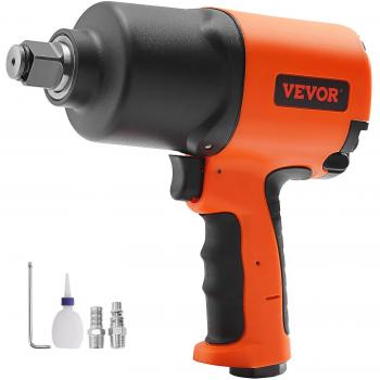 VEVOR 3/4-Inch Drive Pneumatic Impact Wrench, 1870 ft-lbs Nut-Busting Torque, Air Impact Gun for Auto Repairs