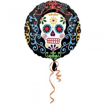 Globo Día de los Muertos 43 cm - Única